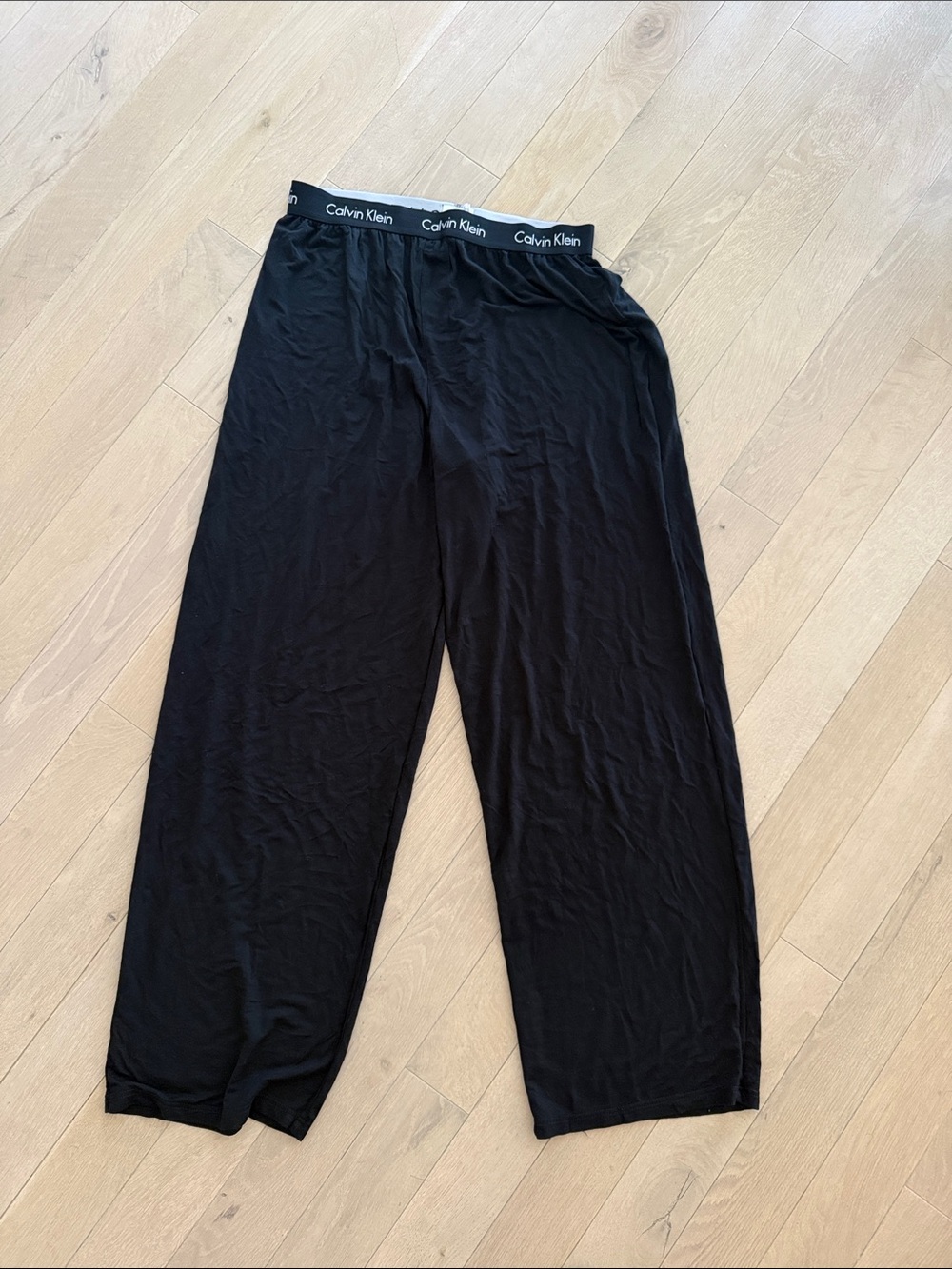 Calvin Klein Black Pajama Pant Size Large